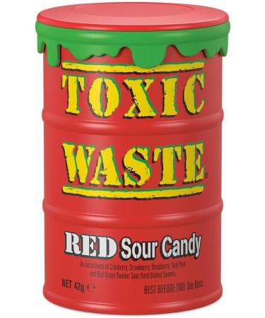 Toxic Waste 4 Mix | Ultra Sour Sweets Candy | Treat for Kids & Adults | Assortmnent of Green Purple & Red Flavours | For any Occassion | Suitable for Vegetarian - Buy Online on GoSupps.com
