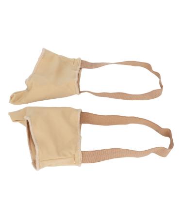 1 Pair Bunionette Sleeves Reduce Pressure Elastic Strap Pinky Toe Corrector Skin Color (L)
