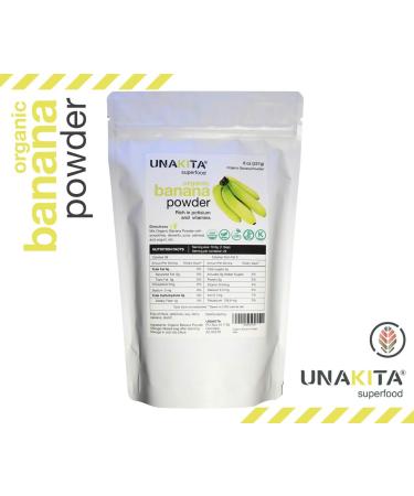 Unakita Organic Banana Fruit Powder - Pure and Natural Superfood Supplement - Buy Online on GoSupps.com