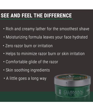 Clubman Pinaud Shave Soap for Men 2oz x 2 Pack - 100% Natural Ingredients - Buy Online on GoSupps.com