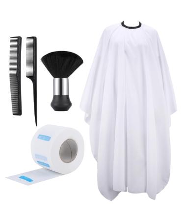 Segbeauty Barber Capes Professional Kits 55" x 63" Hair Cutting Cape with Adjustable Neck Salon Cape for Hair Cutting with Neck Straps Neck Duster Brush Hair Cutting Cape for Hairdressing Styling