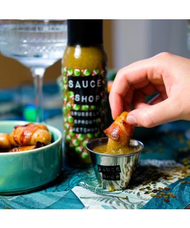 Sauce Shop Christmas Condiments Duo Gift Set - Spiced Cranberry Ketchup and Brussels Sprout Ketchup 260g each - Buy Online on GoSupps.com