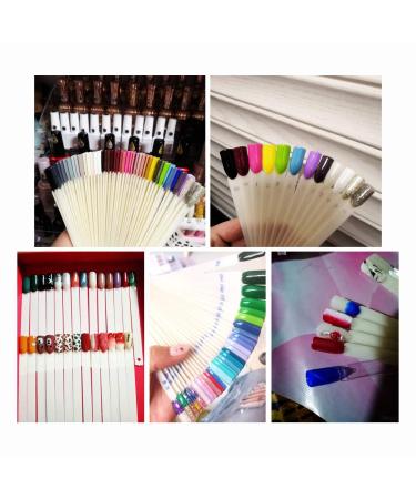 200pcs Natural Nail Display Ring Tips for Art & Polish - Perfect for Nail Studios & Beginners - Buy Online on GoSupps.com