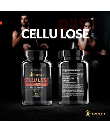 Triple+ Cellu Lose: Maximum Anti-Cellulite Action with Centella Asiatica, Artichoke, Ginger - 60 Count - Buy Online on GoSupps.com