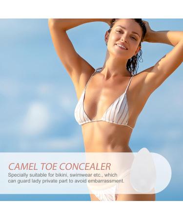 Invisible Camel Toe Pad Silicone Cover - Reusable Adhesive Concealer for Underwear, Swimsuits, Yoga Leggings - S Transparent - Buy Online on GoSupps.com