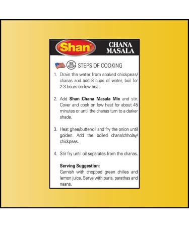 Shan Chana Masala Curry Mix 60g - Buy Online on GoSupps.com