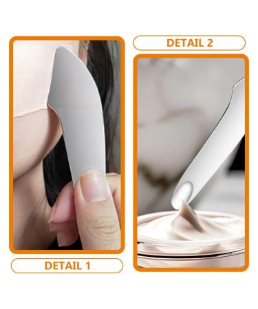 Baluue 4Set Mini Metal Cosmetic Spatula & Storage Bag | Reusable Applicator for Masks Creams & Moisturizers - International Shipping Available - Buy Online on GoSupps.com