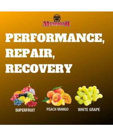 Mammoth BCAA 40 serve - Peach Mango 520 gram Peach Mango 520 gram - Buy Online on GoSupps.com