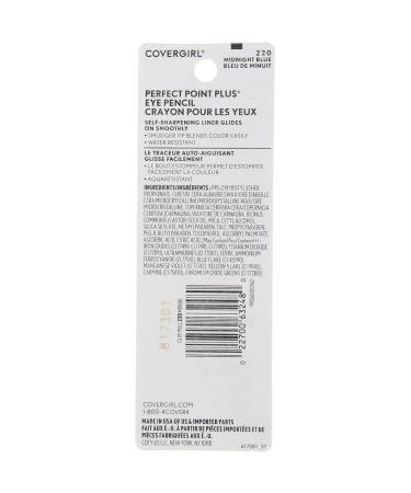 Covergirl Perfect Point Plus Eye Pencil in Midnight Blue - 0.08 Ounce (Pack of 1) - Buy Online on GoSupps.com