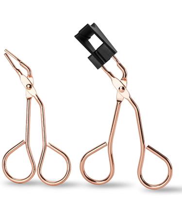 Shop Rose Gold Magnetic Eyelash Curler & Applicator Tool - Perfect for Stunning False Lashes | International Shipping Available - Buy Online on GoSupps.com