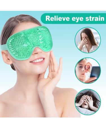 ONLYSKY BEAUTY Cold Eye Mask - Cooling Gel Eye-Mask for Dry Eyes Relaxation & Pressure Relief | Perfect Gift for Women (Green - Buy Online on GoSupps.com