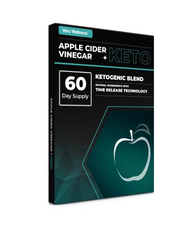 Veru Wellness Apple Cider Vinegar Plus Keto Patches - 60 Day Supply Advance Keto Management - Energy Patches for Men & Women