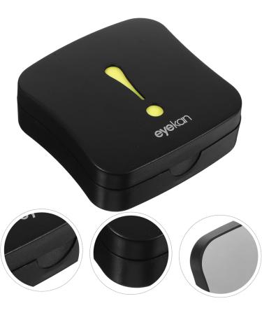 Solustre Portable Contact Lens Case | Clear Container & Holder for Easy Travel | Stylish & Cute Glasses Case - Buy Online on GoSupps.com