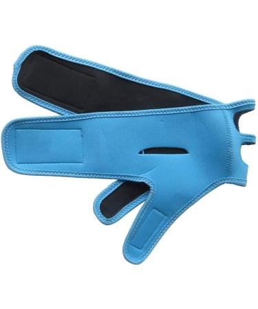 QZMX Face-Lift Belt V-Line Chin Cheek Slimming Strap | Anti Wrinkle Bandage for Sagging Facial | Double Chin Care & Skin Lifting Firming Belt - Blue - Buy Online on GoSupps.com