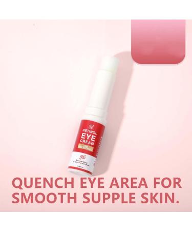 Retinol Eye Stick Anti-Aging Eye Cream Skincare for Wrinkles Dark Circles Puffiness - Retinol Eye Balm Moisturizes Softens& Nourish Skin (1pc) - Buy Online on GoSupps.com