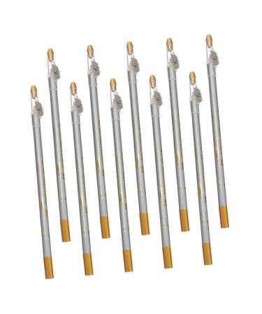 DRESSOOS 10pcs Smooth Eyeliner Pencil Highlighter Eye Liner Pen Eyeliner Pencils with Sharpener