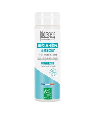 Bioregena | Apr s-Shampooing Nourrisant Bio | Cheveux abim s & D shydrat s | Facilite le coiffage & D m le | Cheveux doux & souples | Enrichi en beurre de Karit | Made in France | 200 ml