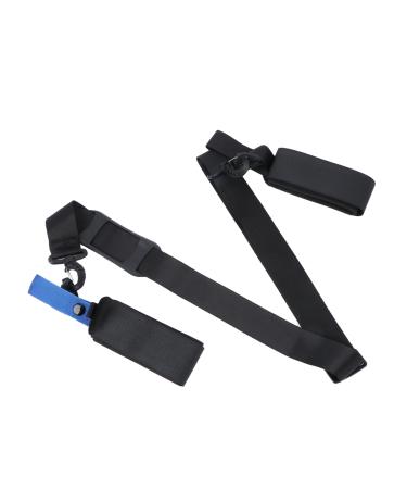 Snowboard Shoulder Strap Ski Boot Bag Ski Shoulder Strap Ski Strap and Pole Carrier Snowboard Fixing Strap Carrying Strap for Snowboard Portable Nylon Ski Equipment Black 30X25X3cm