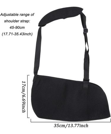 Adjustable Shoulder Support Bandage - Breathable Arm Sling for Subluxation Dislocation & Sprains | Left & Right Arm | Unisex - Buy Online on GoSupps.com
