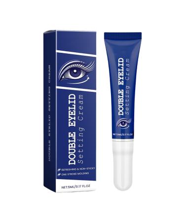 Ungtyb Double Eyelid Shaping Cream Under Eye Long-Lasting Defining Formula Skin Tightening Solution for Women Ideal for Travel School Holiday Business Trip Vacation Outgoing 5 ml