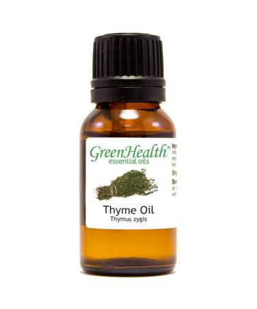 GreenHealth Thyme Essential Oil White 100% Pure 1/2oz (15ml)