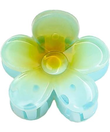 Flower Clips for Thick Hair Flower Clips - Hawaiian Flower Clips with Strong Hold Stylish Hair Clips with Strong Hold Flower for All-Day Wear Hair Accessories for Thick Thin Hair Colour gradient light blue - Buy Online on GoSupps.com