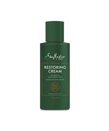 SheaMoisture Men After Shaving Cream For Reduced Irritation After Shaving Restoring Cream Dermatologist-Tested Skin Care Proven to Prevent Razor Bumps When Using Our System 2 oz