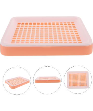 BESPORTBLE Box Hamster Toilet Rabbit Litter Tray Ferret Automatic Cat Litter Tray Sifting Litter Tray Pink Pp 24.50X19.50X3.00CM Pink - Buy Online on GoSupps.com