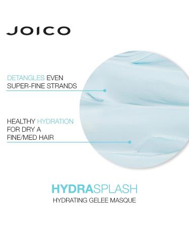Joico HydraSplash Hydrating Gel e Masque for Fine & Medium Dry Hair | Replenish Hydration & Boost Shine | Sea Kelp & Coconut Water | 5.07 Fl Oz - Buy Online on GoSupps.com