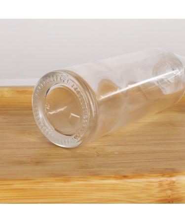 COSIDEA 6 PCS empty 60ml / 2 oz clear glass bottles with wood bamboo dropper lids for serum and essential oil DIY cosmetics oils containers travel perfume droppers bottle container 60ml With Dropper - Buy Online on GoSupps.com