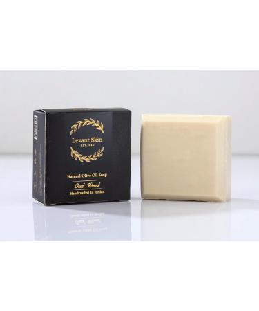 Natural Olive Oil Soap with Oud Wood - Luxurious Essential Oil | 125g | International Shipping - Buy Online on GoSupps.com