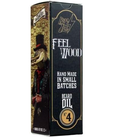 HEY JOE! - Feel Wood No. 4 Beard Oil | Refreshing Natural Beard Oil for Men with Cedarwood and Juniper Aroma - Beard Care for a Healthy Beard - 30ml - Buy Online on GoSupps.com
