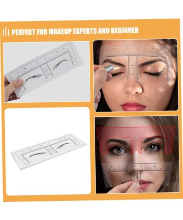 Didiseaon 100pcs Eyebrow Design Ruler Tool Eyebrow Makeup Stencil Brow Ruler Brow Template Guide Ruler Make up - Buy Online on GoSupps.com