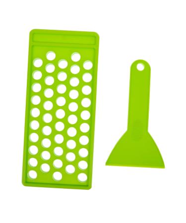 FOMIYES 3pcs Filling Mold Lip Kit Diy Kits 50 Holes Filling Tray Diy Supplies Manual Support 25x11cmx3pcs Greenx3pcs