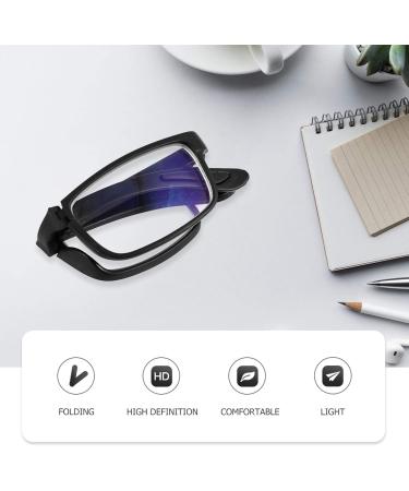 EXCEART 4.0 Folding Reading Glasses - Black Myopia Glasses for Nearsightedness with Portable Bag - Perfect Distance Vision Solution - Buy Online on GoSupps.com
