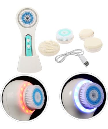 Housoutil 1 Set Facial Cleansing Brush Face Exfoliator Brush Home Facial Cleaner Face Washing Brush Makeup Remover Brush Electric Cleaner Usb Household Cleasing Milk Abs - Buy Online on GoSupps.com