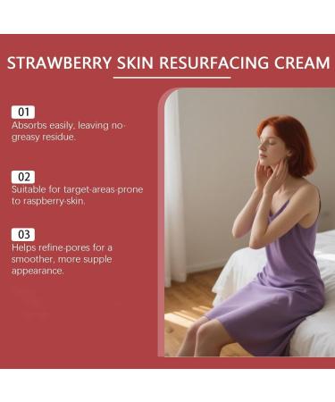 JIAOY Strawberry Skin Resurfacing Cream strawberry skin renewal cream strawberry skin treatment body cream for leg treatment moisturizing antiwrinkle lotion smooth arms and legs 3 pieces 3 pieces - Buy Online on GoSupps.com
