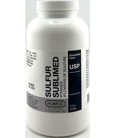 Buy Humco Sulfur Sublimed Powder USP 12 oz - Premium Quality | Fast International Shipping - Buy Online on GoSupps.com