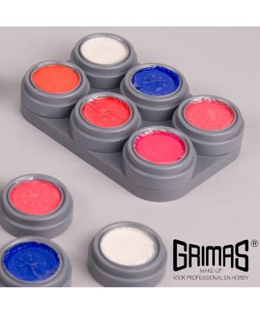 Grimas Professional Make-Up Palette Fluorescent - 6x2.5ml High-Quality UV Water-Based Multi-Colored Palette for Stunning Looks - Buy Online on GoSupps.com