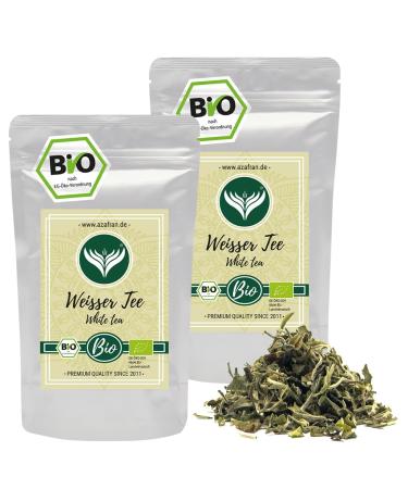 Azafran ORGANIC White Tea loose Pai Mu Tan China White Tea White Peony 500g