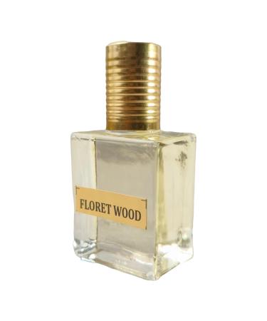 Floret Wood Premium Attar-Atar Perfume Oil Fragrance for Men and Women Unisex Parfume Scent Spray Long Lasting Roll On Essential Oil Itar Semi Natural Non Alcoholic Size Volume: 12ML (0.4 Fl Oz). - Buy Online on GoSupps.com