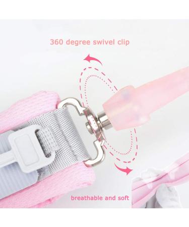 Kids Anti Lost Wrist Link (8.2ft) 2 Pack - Toddler Leash Wrist for Child Safety with Key Lock - Pink and Blue - Buy Online on GoSupps.com