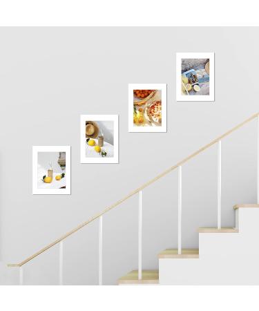 Golden State Art 11x14 White Pre-Cut Picture Mat for 8.5x11 Photo - Acid Free, Bevel Cut (10 Pack) - Buy Online on GoSupps.com