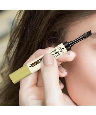 Eyebrow Makeup Pen Eyebrow Cream Pen Smudge-proof Double Head Makeup Brow Pencil Waterproof Eyebrow Care Pen for Home Dating Travel Hotel Light Coffee - Buy Online on GoSupps.com