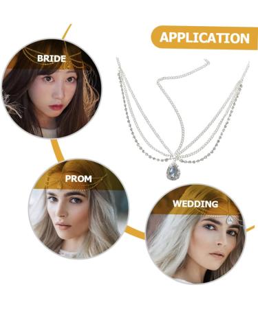 MAGICLULU Crystal Head Chain Head Chain Jewelry for Women Headpieces for Women Head Jewelry for Women Bridal Head Chain Crystal Headpieces Festival Accessories Women Head Chain - Buy Online on GoSupps.com