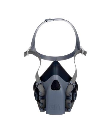 3M Reusable Respirator Half Face Piece 7503 Use with Bayonet Cartridges/Filters (Not Included) for Gases Vapors Dust Large Size