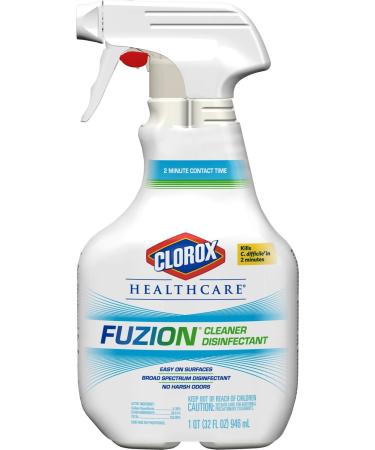 Clorox Healthcare Fuzion Cleaner Disinfectant Spray, 32 Ounces (31478)