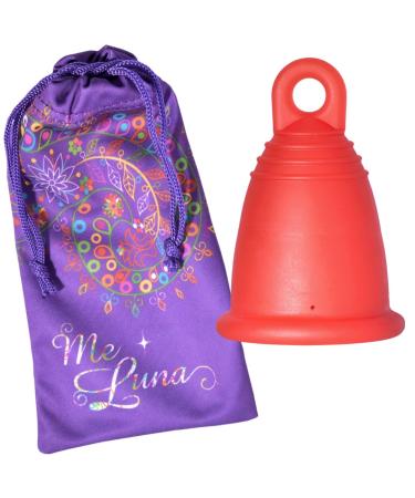 Me Luna Menstrual Cup Classic Ring Red Size M
