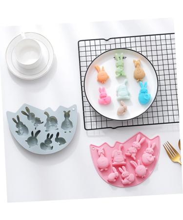 Alipis 2pcs Rabbit Baking Mold Lollipop Mold Pudding Crystal Silicone Cake Mold Fried Baking Supplies - Buy Online on GoSupps.com
