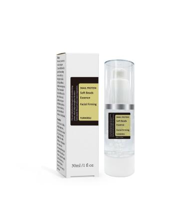 Essence hydratante pour le visage la bave d'escargot & Soft Beads - 30 ml - Soin pour peaux s ches et fatigu es - Texture l g re - Absorption rapide